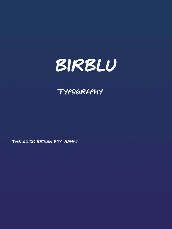 BIRBLU Poster