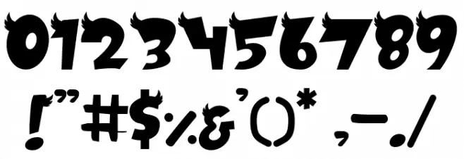 BIRDTHOPIA Font OTHER CHARS