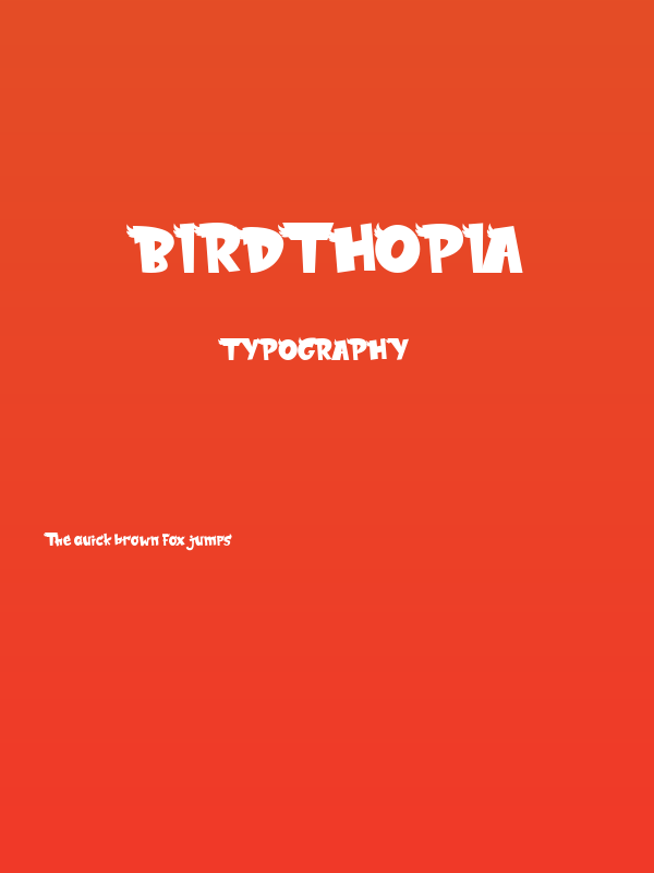 BIRDTHOPIA Poster
