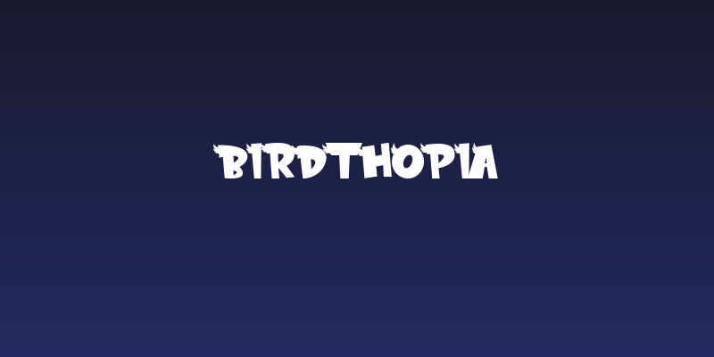 BIRDTHOPIA Social Header