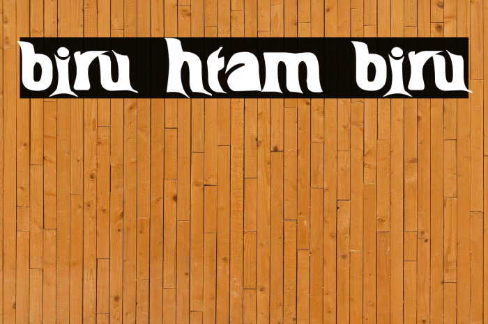 BIRU-HTAM-BIRU Example 1