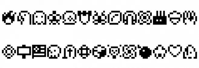 BITSY フォント 大文字