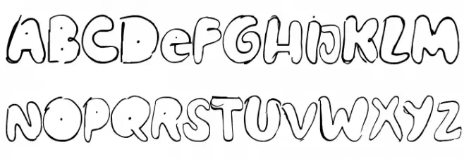 BIZARRO1 Schriftart Groß