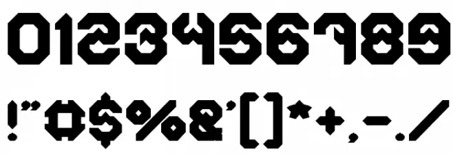 BIZZARE Bold Font OTHER CHARS