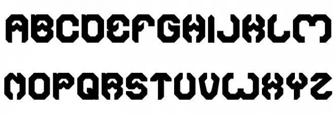 BIZZARE Bold フォント 大文字