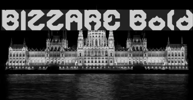 BIZZARE Bold Font examples