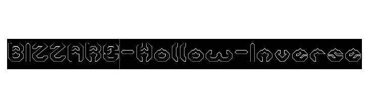 BIZZARE-Hollow-Inverse  font caratteri gratis