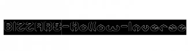 BIZZARE-Hollow-Inverse  Fuentes Gratis Descargar