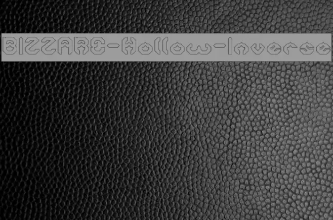 BIZZARE-Hollow-Inverse Font examples