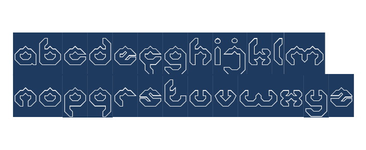 BIZZARE-Hollow-Inverse Lowercase