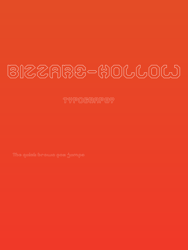 BIZZARE-Hollow Poster