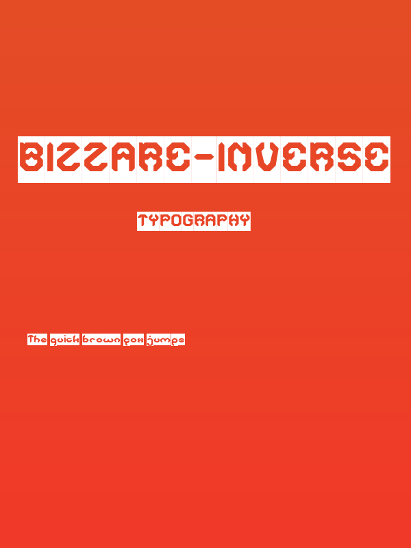BIZZARE-Inverse Poster