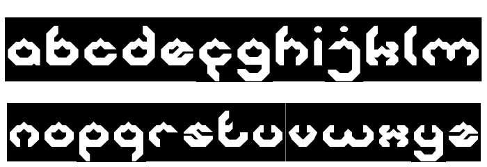 BIZZARE-Inverse Font LOWERCASE