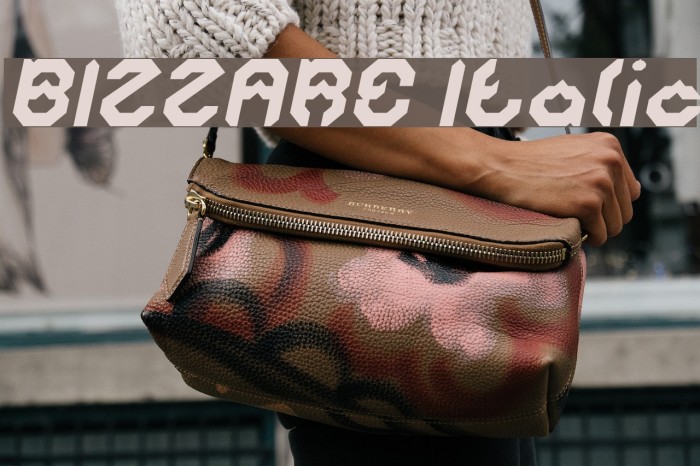 BIZZARE Italic Example 1