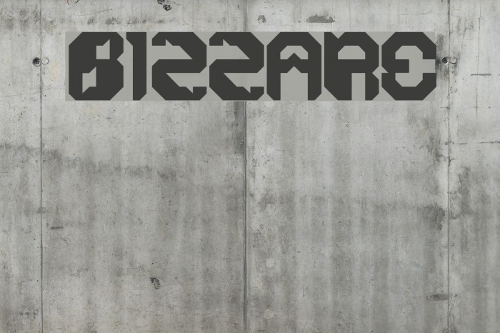 BIZZARE Font examples