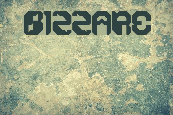 BIZZARE Font examples