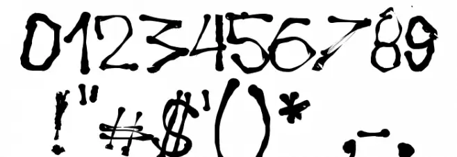 BItCH MUST DiE Font OTHER CHARS