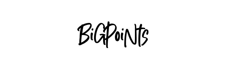 BiG PoiNts  नि: शुल्क फ़ॉन्ट्स डाउनलोड