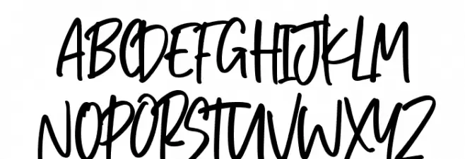BiG PoiNts Шрифта ВЕРХНИЙ