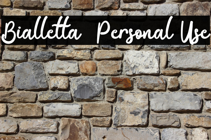 Bialletta - Personal Use Example 2