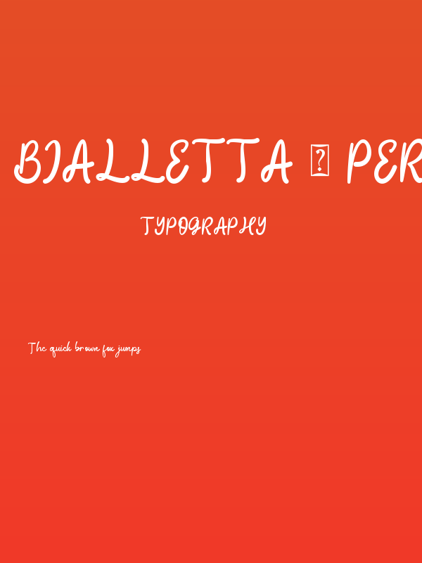 Bialletta - Personal Use Poster