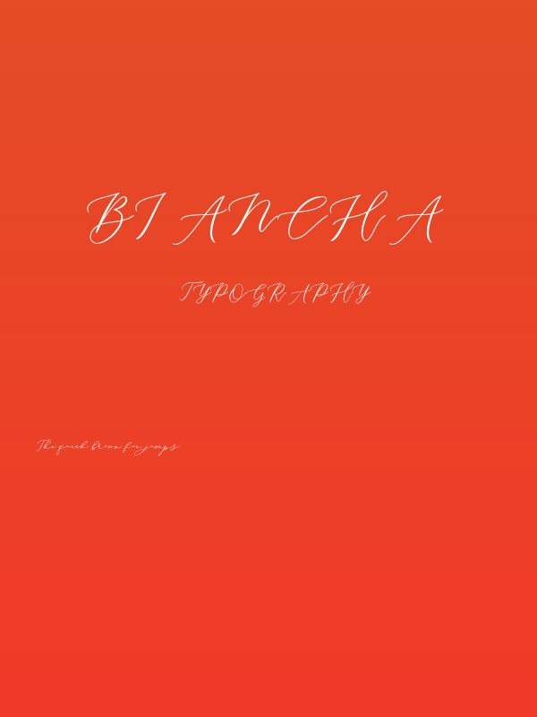 Biancha Poster