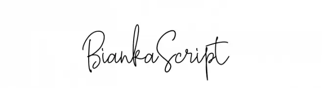 Bianka Script  baixar fontes gratis