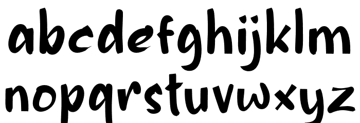 Biasa Font LOWERCASE