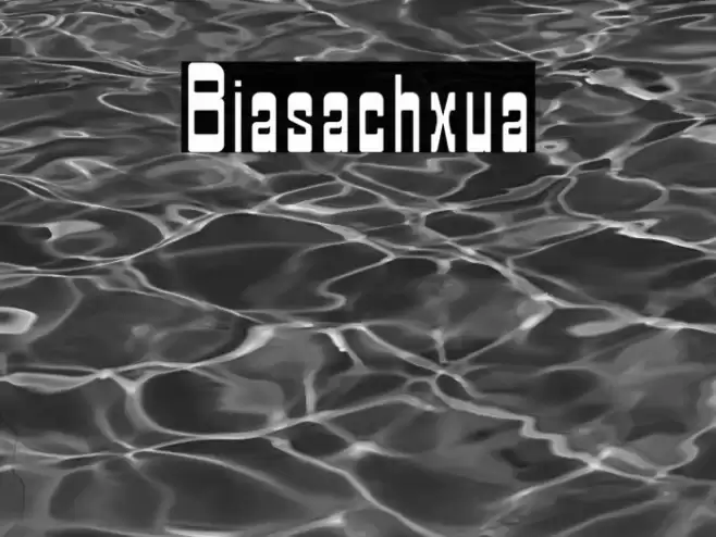 Biasachxua Font examples