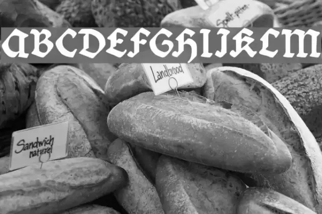 Bibelschrift フォント examples