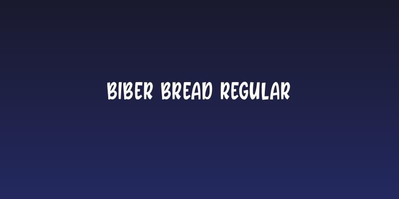 Biber Bread Regular Social Header
