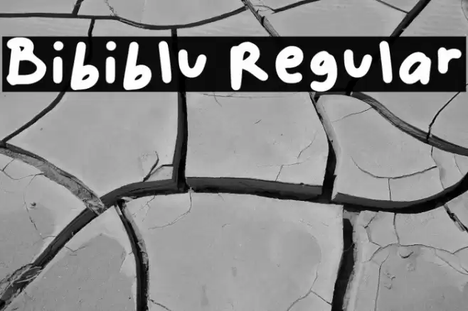 Bibiblu Regular Font examples