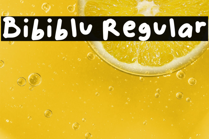 Bibiblu Regular Example 3