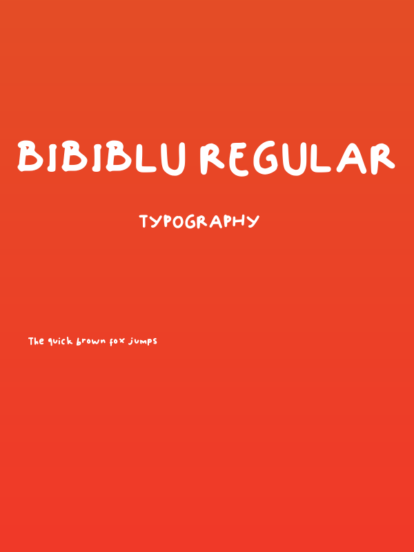 Bibiblu Regular Poster