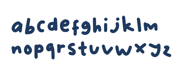 Bibiblu Regular Lowercase