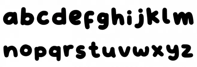 Bible Regular خط أحرف صغيرة