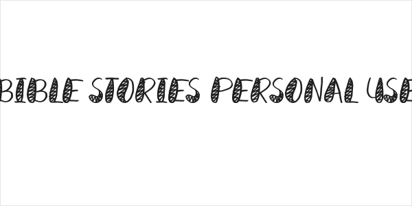 Bible Stories Personal Use Logo