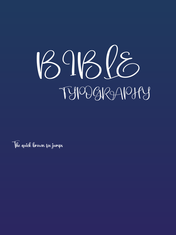 Bible Poster