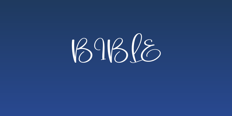 Bible Social Header