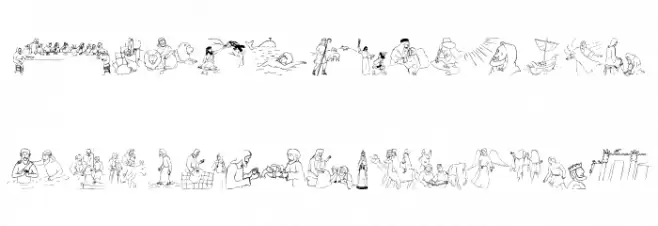 Biblicals फ़ॉन्ट लोअरकेस