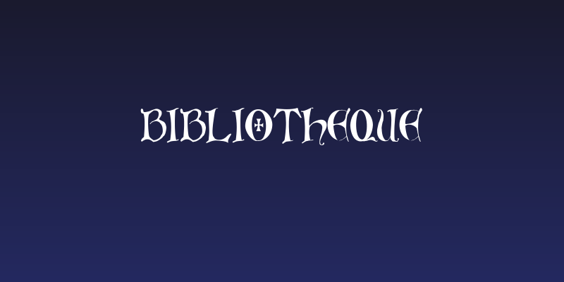 Bibliotheque Social Header