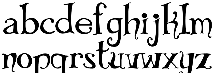 Bibliotheque Font LOWERCASE