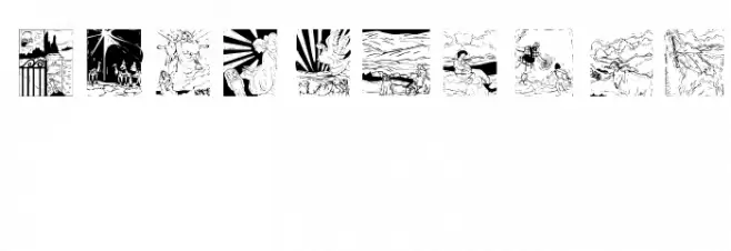 BiblishPictures Font OTHER CHARS