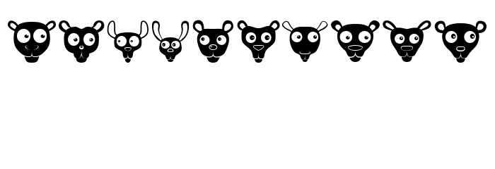 Biby Regular Font LOWERCASE