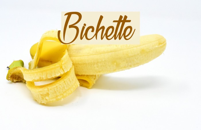 Bichette Шрифта examples