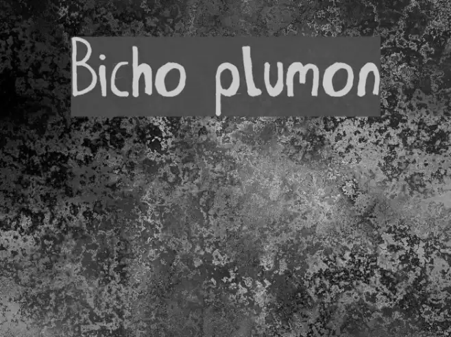 Bicho plumon Font examples