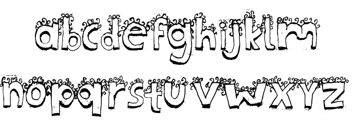 Bicho* Font LOWERCASE