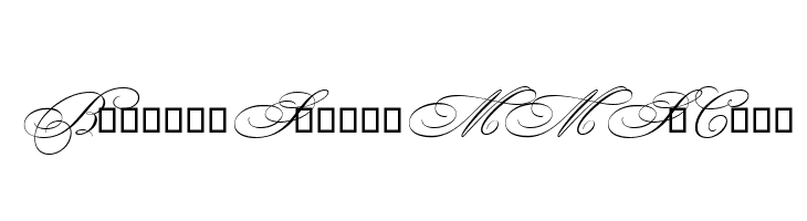 BickhamScriptMM SwCaps Font