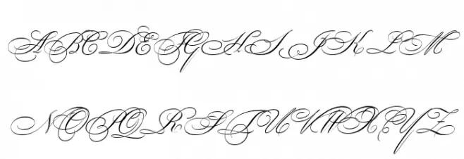 BickhamScriptMM SwCaps Fuentes MAYÚSCULAS