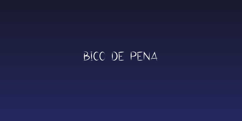 Bico de pena Social Header